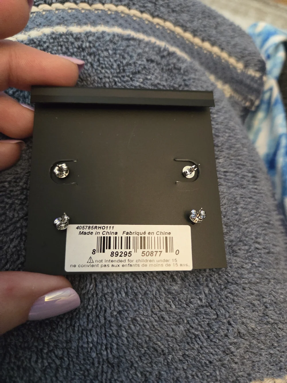 NWT Coach Signature C & Crystal Stud Earring Set 2-Pair Silvertone